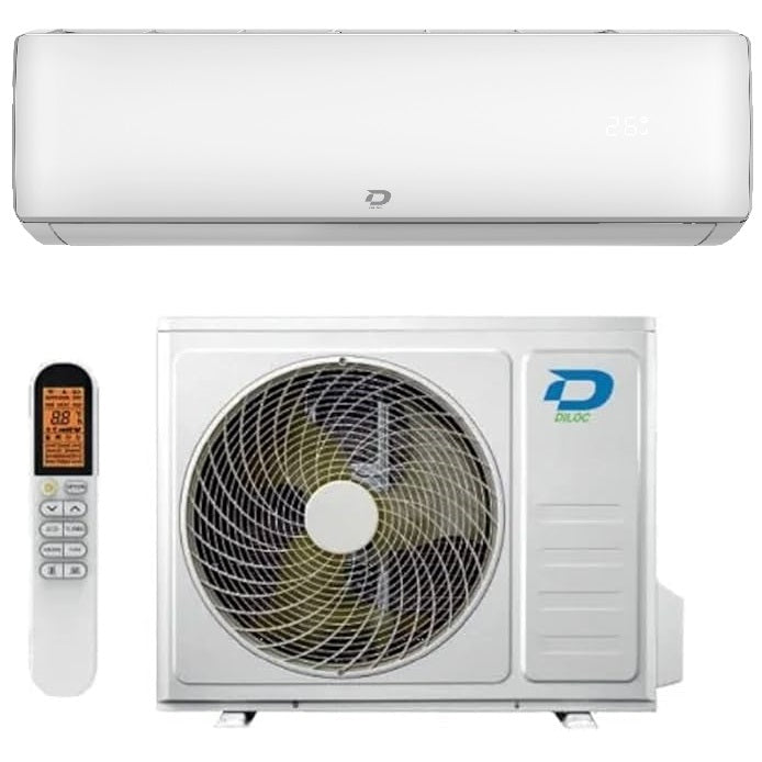 Diloc Inverter Klimaanlage 9000Btu Klasse A++ R32 Klimagerät Wifi Sky Plus