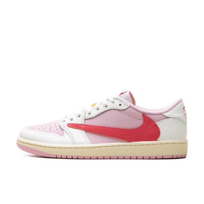 Jordan 1 Retro Low OG SP Travis Scott Sail Tropical Pink