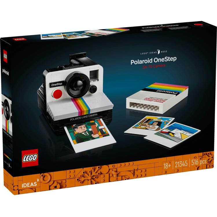 Lego - Ideas 21345 Polaroid OneStep SX-70 Kamera Vintage Bausatz 516 Teile