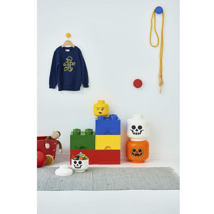 Lego 4031 Storage Head Small Skeleton Aufbewahrungskopf Behälter Bausteine