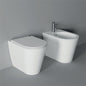 Alice Ceramica HIDE ROUND back-to-wall rimless toilet with soft-close seat