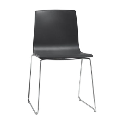 Stapelbarer Scab Stuhl Alice 2677 - Kufengestell Modernes Design