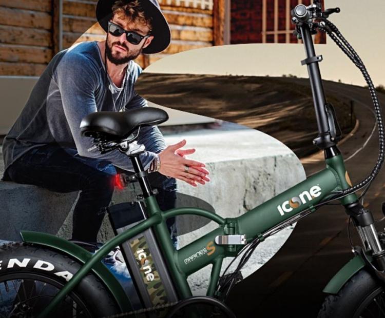 ELEKTRISCHES FAT-BIKE KLAPPBAR PEDELECPEDALASSISTENZ 20" 250W ICON.E V