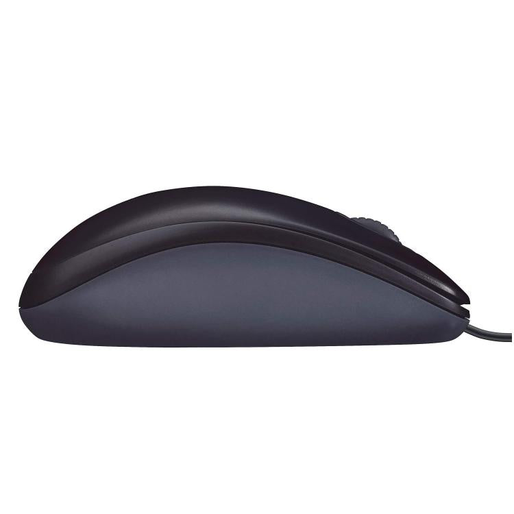 Logitech M90 Kabelgebundene USB-Maus 1000 DPI Beidhändig Arbeit PC/Mac/Laptop - Grau