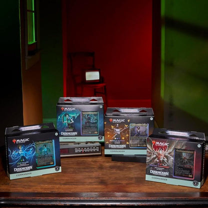 Magic The Gathering: Duskmourn House Of Horror - Kommandanten-Deck (Komplettes Set 4 Stück) Eng