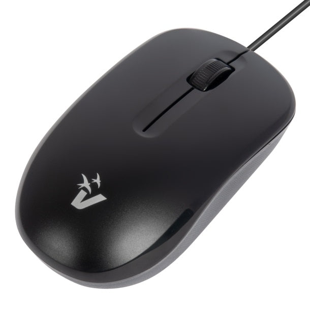 Vultech Essence USB-Maus mit Kabel, 3 Tasten, optisch, 1200 dpi, PC Laptop Desktop