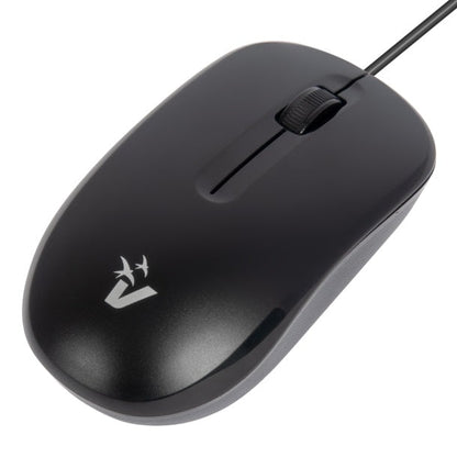 Vultech Essence USB-Maus mit Kabel, 3 Tasten, optisch, 1200 dpi, PC Laptop Desktop
