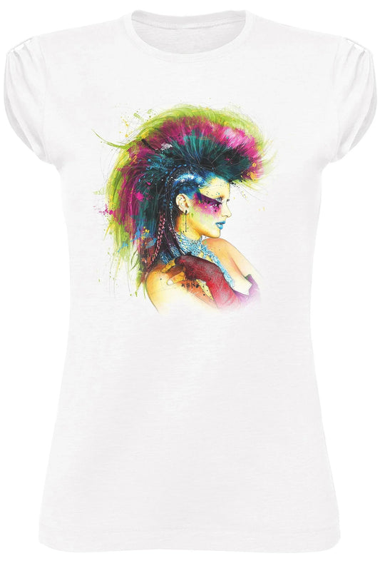 STREET STYLE T-shirt Slub Donna Anarchy Art