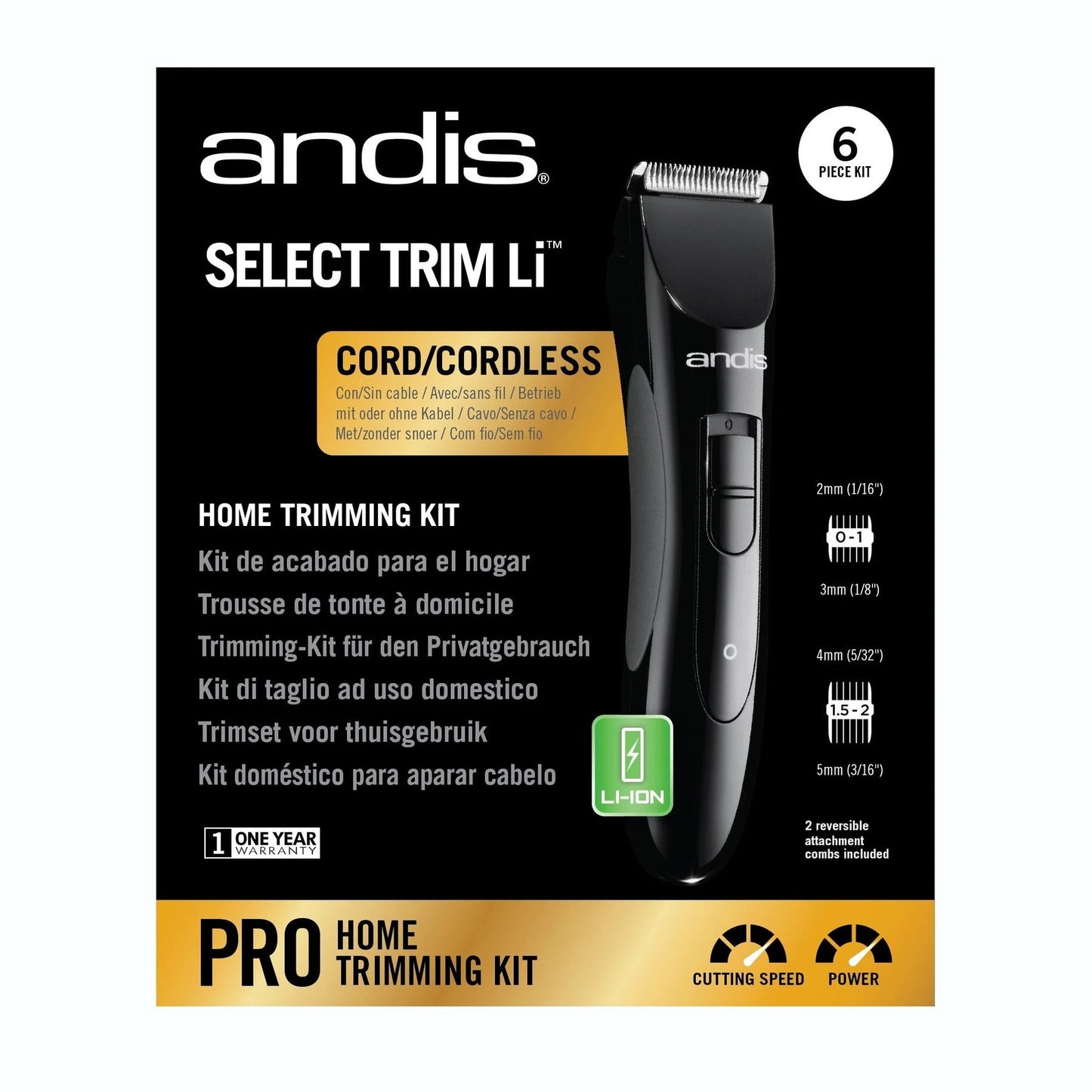 Andis Tosatrice Cordless Trimmer Select Trim Li