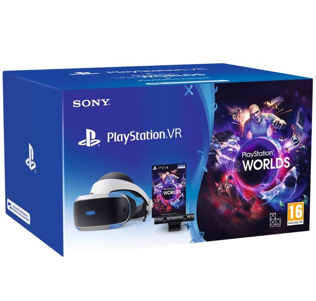 Playstation VR - MK5 Headset PS4 Sony PlayStation 4 + Camera + VR Worlds 3D HDR