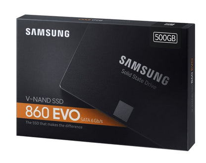 Samsung Hdd Ssd Evo 860 500Gb Mz-76E500B/Eu Disco Rigido 2,5 Pollici Sata Iii
