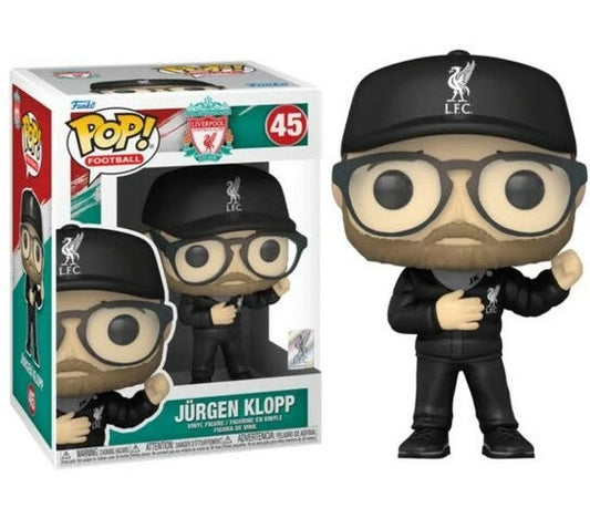 Funko Pop! Football – (45) Jürgen Klopp Trainer Liverpool Manager Figur 9cm