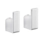 GEDY Outline wall coat rack set of 2 hooks Chrome