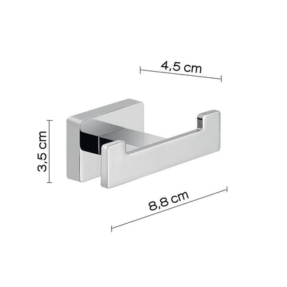 Appendiabiti doppio a muro serie Atena Gedy