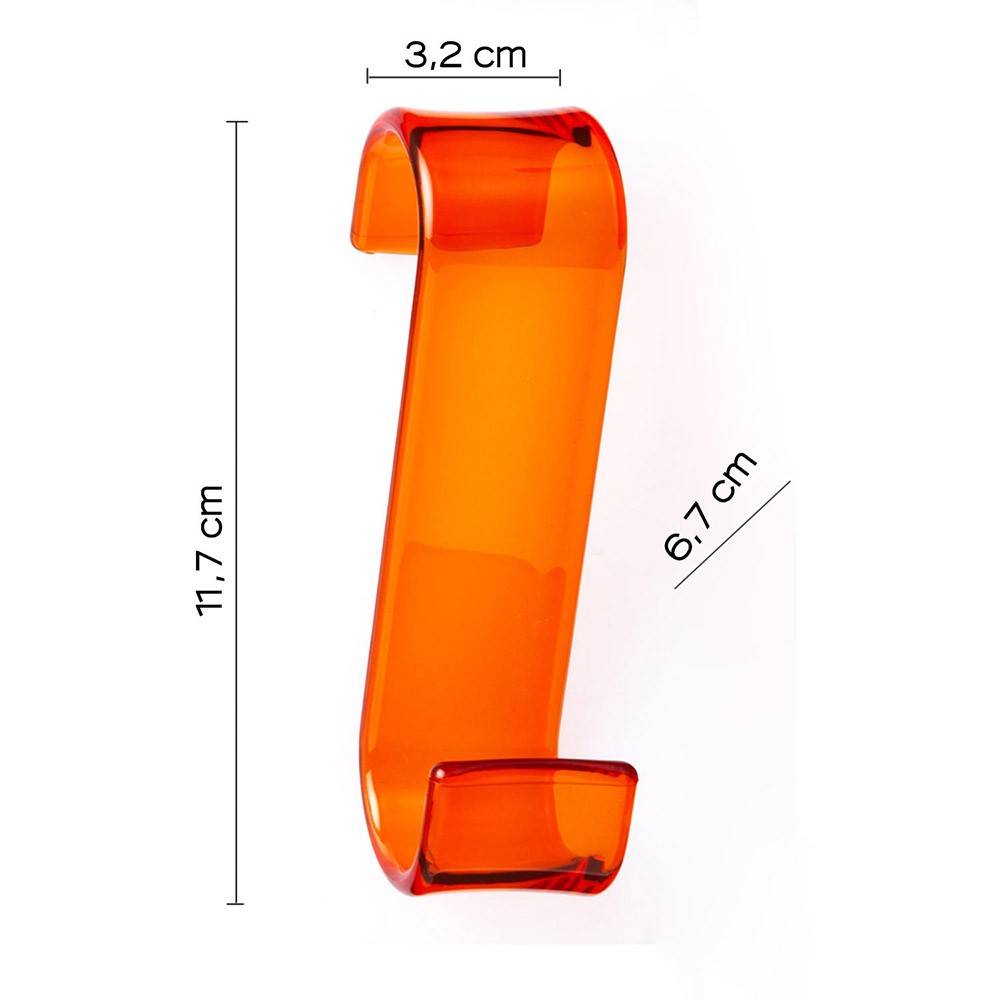 Appendiabiti per termoarredo GEDY linea Merlino in termoplastica colore Arancione
