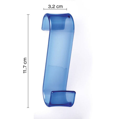 Appendiabiti per termoarredo GEDY linea Merlino in termoplastica colore Azzurro