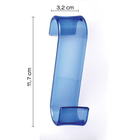 Appendiabiti per termoarredo GEDY linea Merlino in termoplastica colore Azzurro