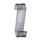 Single hook from the Merlino series by Gedy in anthracite resin
