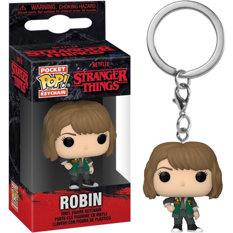 Funko Pop! Pocket Keychain – Netflix: Stranger Things (Robin) Schlüsselanhänger-Serie