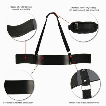 Arm Blaster allenamento palestra Bodybuilding bicipiti tricipiti sollevamento pesi