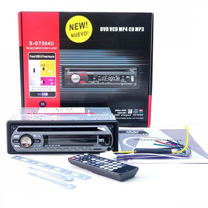 Autoradio CD/DVD-Player Bluetooth SD USB AUX 52Wx4 Abnehmbares Bedienteil