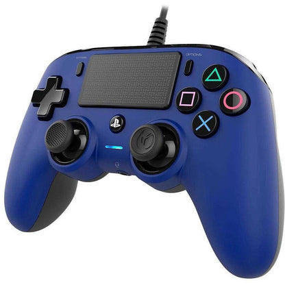 Nacon Controller Wired Pad Playstation 4 PS4/PC Blaues kabelgebundenes USB-Joypad (Blau)