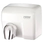 Anti-vandal white steel hand dryer with sensor, mod. Ariel BF