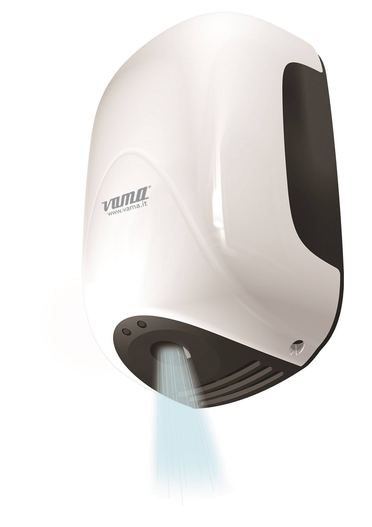 Asciugamani elettrico 900W vama SMART JET mini BF bianco