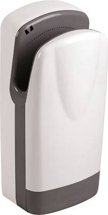Asciugamani elettrico a parete Tornado Protech BF in plastica bianco