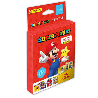Panini Super Mario: Playtime Stikers Per Album Pack Pacco 5 Bustine 25 Figurine