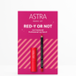 Astra Make-Up Red-y Or Not Lip Kit Lip Creamynal + Professional Lip Pencil