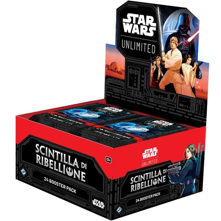 Star Wars Unlimited Scintilla der Rebellion Display 24 Booster Packs TCG De