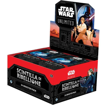Star Wars Unlimited Scintilla der Rebellion Display 24 Booster Packs TCG De