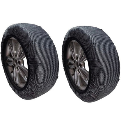 Calze Da Neve Per Auto Omologate En 16662-1 Con Guanti Catene Gomme Taglia (XL)