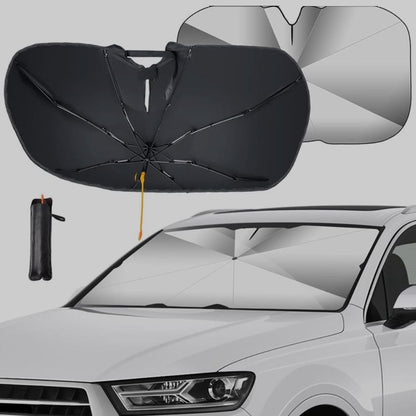 Car Windshield Sunshade Umbrella Portable Foldable 140x78cm