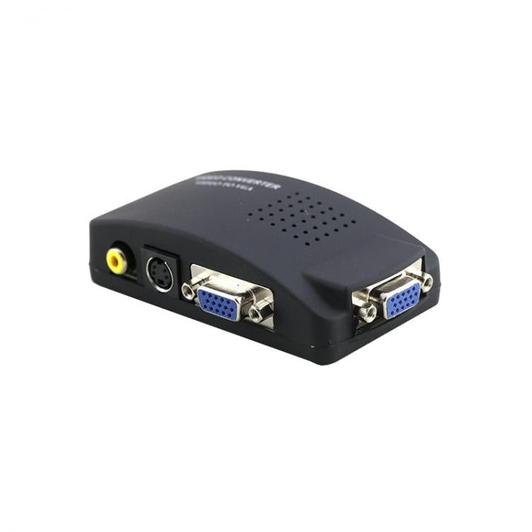 VIDEO ADAPTER KONVERTER BNC S-VIDEO ZU VGA OUT PC NOTEBOOK-DVR KAMERAS