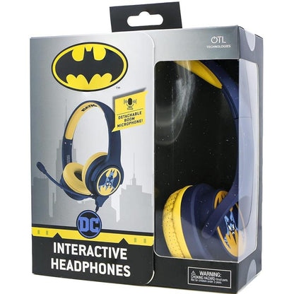 Otl Cuffie Batman Bambini Wired Per Nintendo Switch Smartphone Ps4 Ps5 Tablet Pc