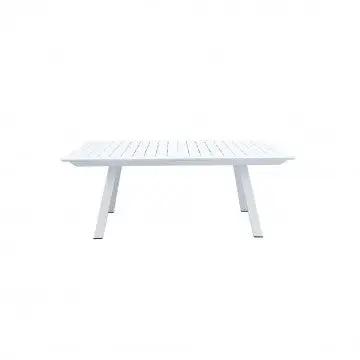 Tavolo rettangolare Zante allungabile 200/300 x 110 in alluminio