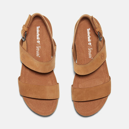 Timberland Sandalo Donna Malibu Waves TB0A1MQGF13 Marrone Pelle Premium