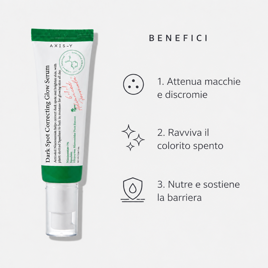 AXIS-Y Dark Spot Correcting Glow Serum – Siero Uniformante 50ml