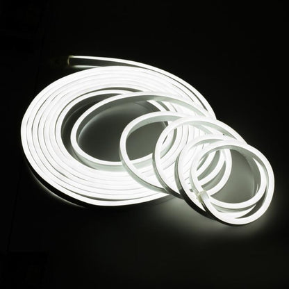 5M LED-Flexbandstreifen, flexible Neonröhre, kaltweiß, für den Außenbereich