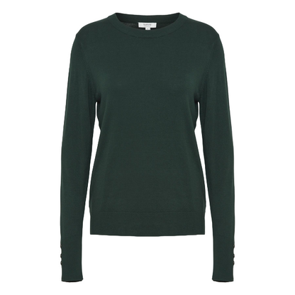 b.young Maglia a maniche lunghe da donna b.young Pimba LS Jumper 20813903 195350 verde