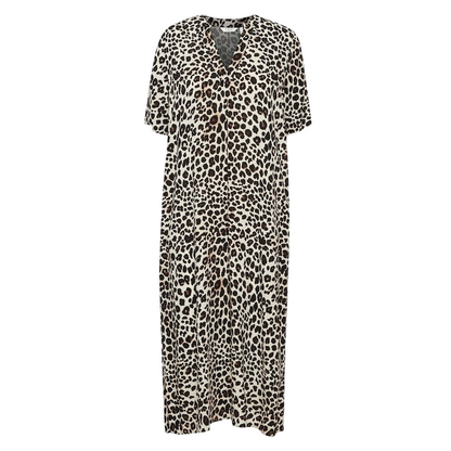 b.young abito da donna Bymmjoella 20814539 202956 nero leopardato