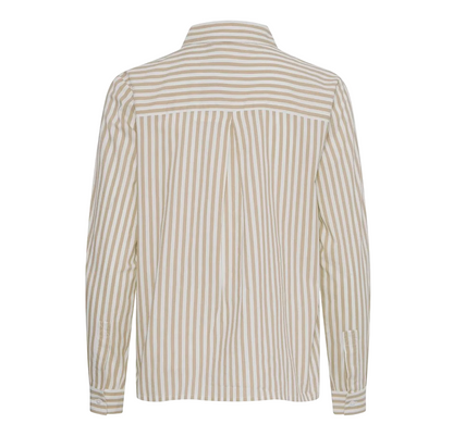 b.young camicia a righe con manica lunga da donna Byhetila 20814341 201072 safari mix