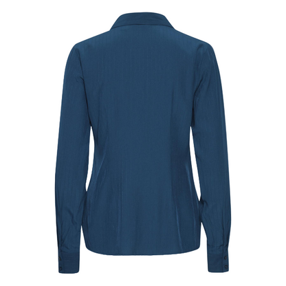 b.young camicia da donna manica lunga Hubba Reg 20813836 194033 blu
