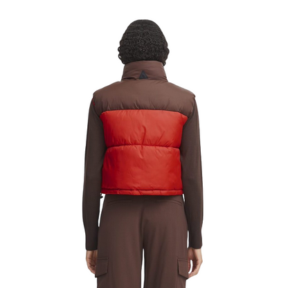 b.young giacca gilet da donna corta Bomina col Wasitcoat 20813371 202174 caffè-cioccolato
