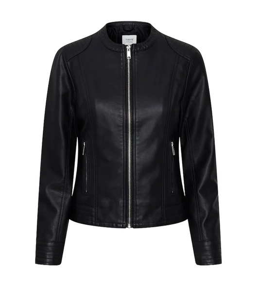 b.young giacca in ecopelle da donna Byacom 20809396 200451 nero