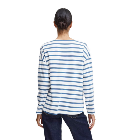 b.young maglioncino a righe da donna Byramsi 20814422 200450 bianco-blu
