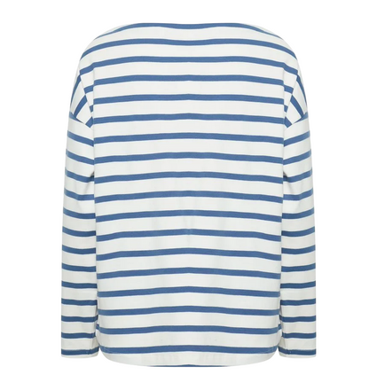 b.young maglioncino a righe da donna Byramsi 20814422 200450 bianco-blu