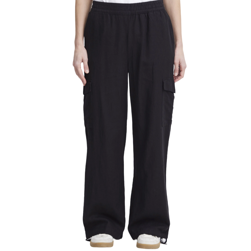 b.young women's cargo pants Byfalakka 20814564 200451 black